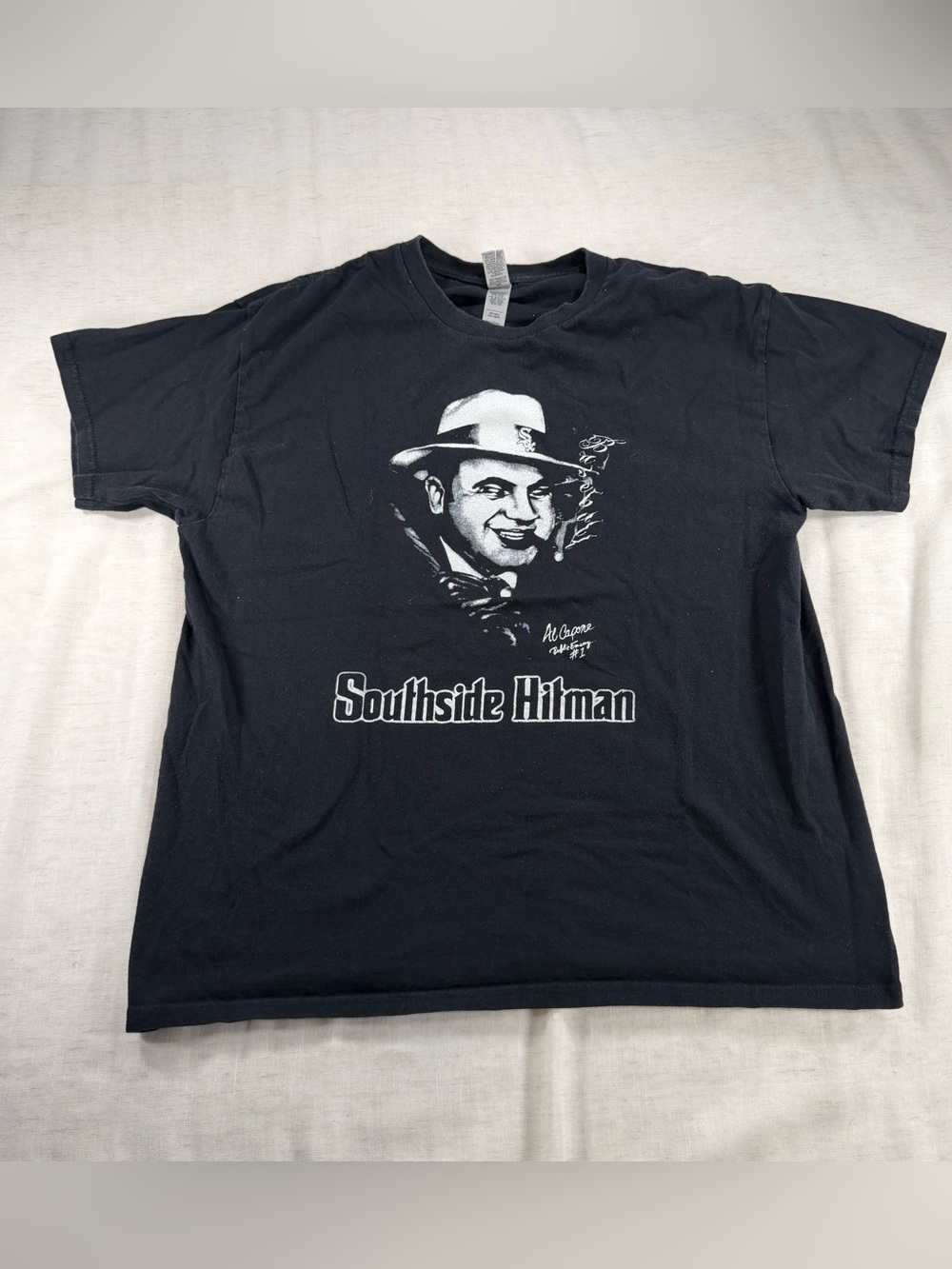 Gildan Black Southside Hitman Graphic Tee